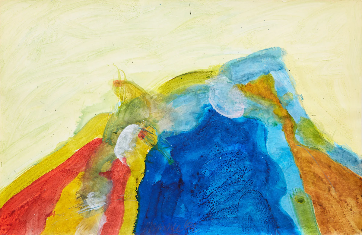 Robert Markle, Untitled CI + A #1, ink and acrylic on paper, 1982