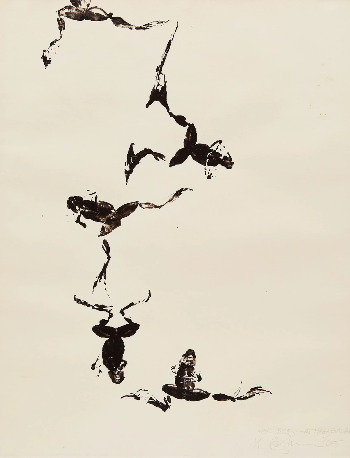 Gordon Rayner, Untitled , monotype, 1965