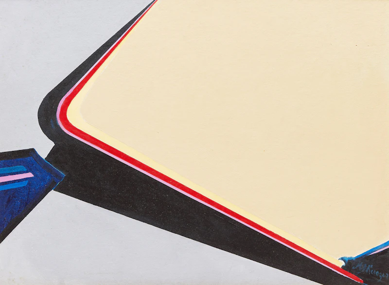 Michael Kuczer, Wounded Gull, acrylic on canvas laid down on masonite