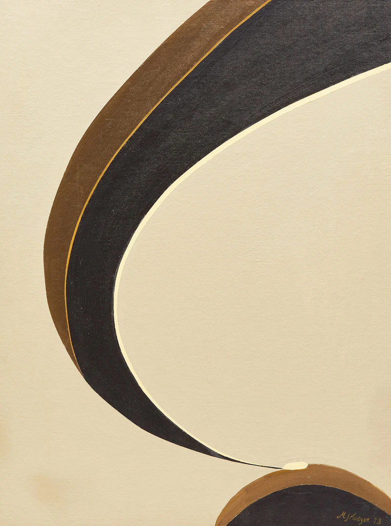 Michael Kuczer, Study for: Up and Aloft, acrylic on canvas laid down on masonite