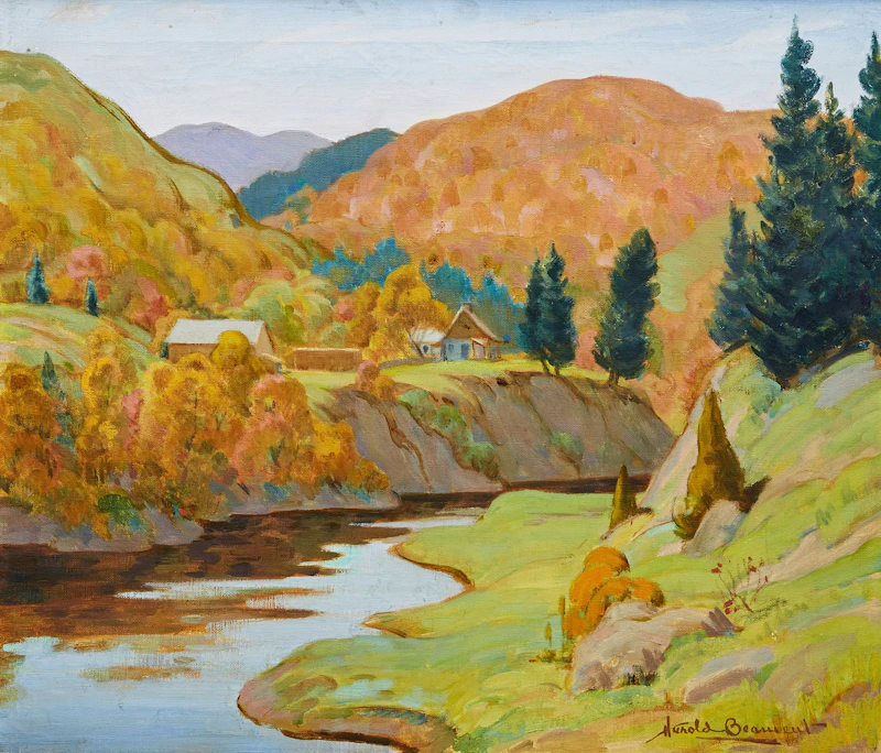 Thomas Harold Beament, Near Mount Rolland, oil on canvas