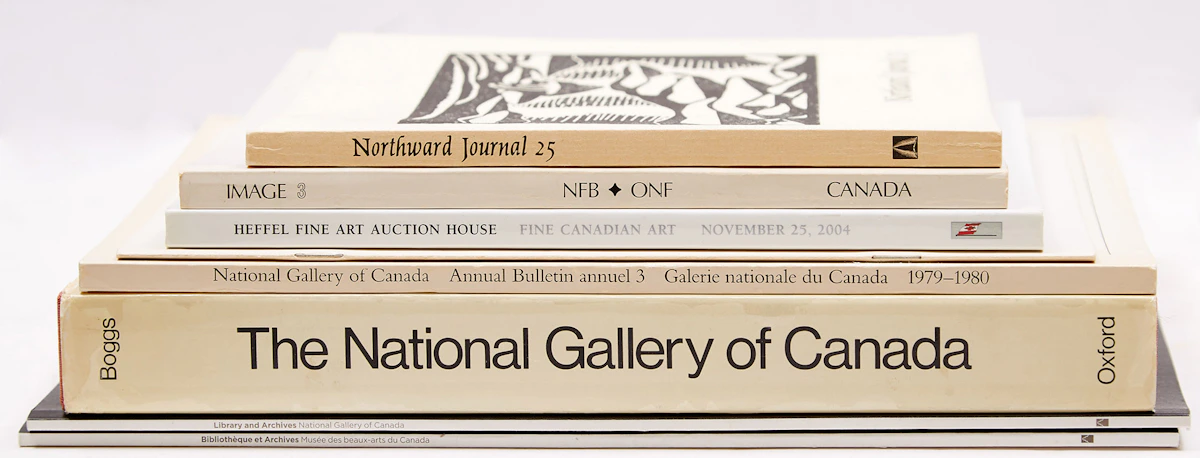 Books and Reference, Canadian Art Reference Materials - Eight Books and Journals, eight books and journals