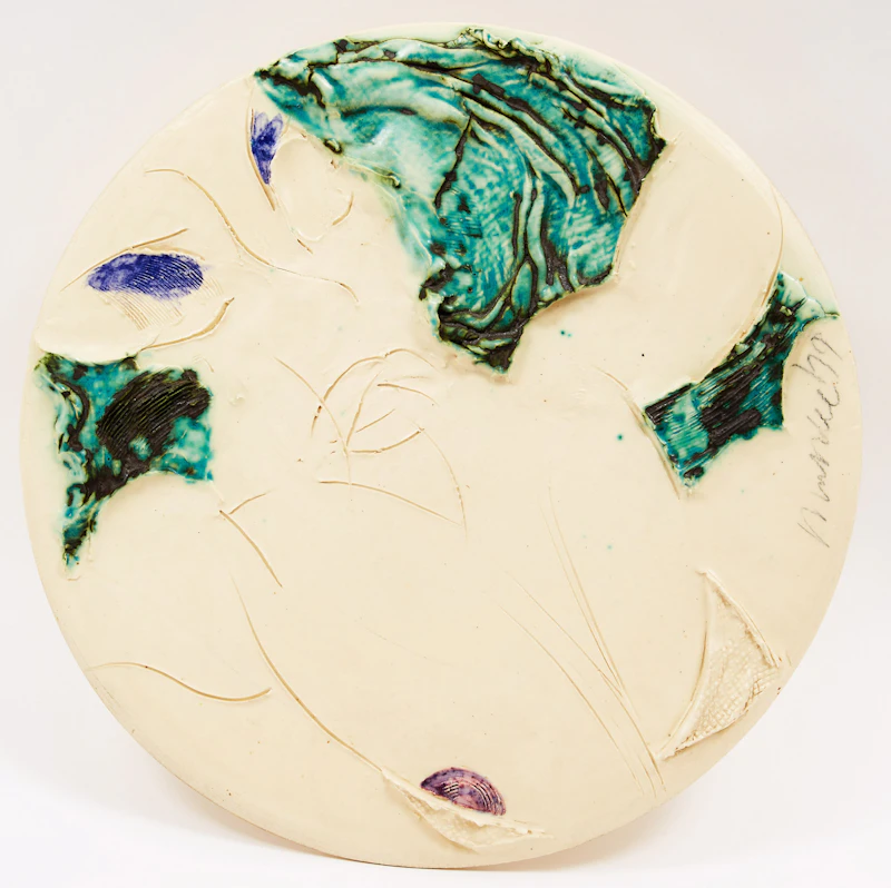 Robert Markle, Ceramic Figure Study #1, painted ceramic