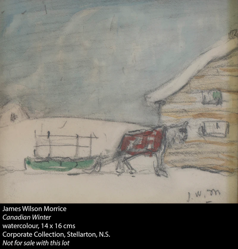 James Wilson Morrice, Neige, Canada (Snow, Canada) (circa 1905), oil on canvas, circa 1905 - view 8