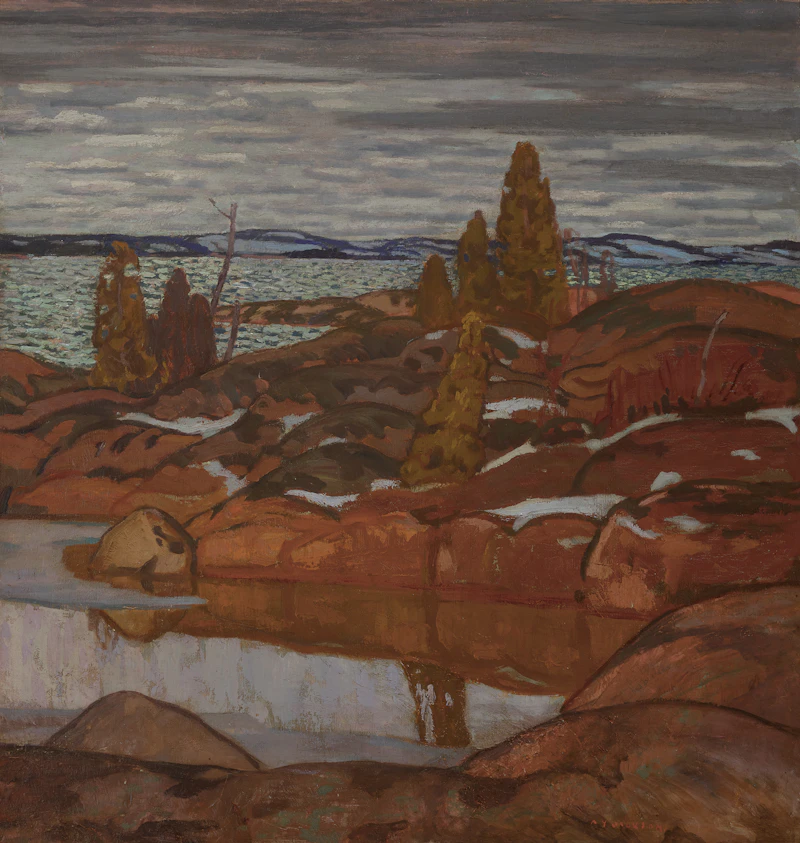 Alexander Young Jackson, Tadenac, November, oil on canvas