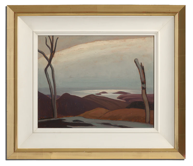 Lawren Stewart Harris, North Shore, Lake Superior, oil on beaverboard, circa 1923/24 - view 2