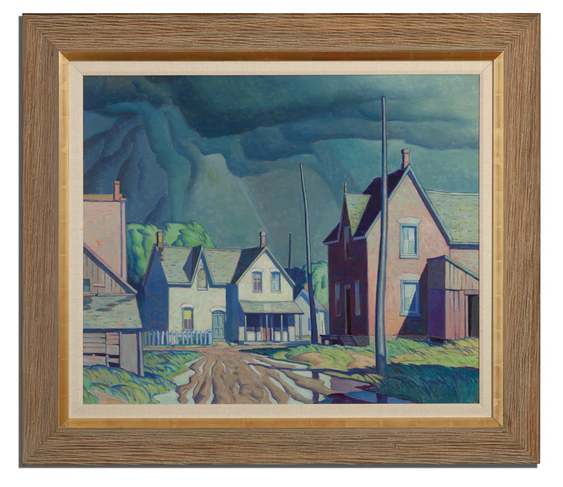Alfred Joseph Casson, Thunderstorm (1933), oil on canvas, 1933 - view 2