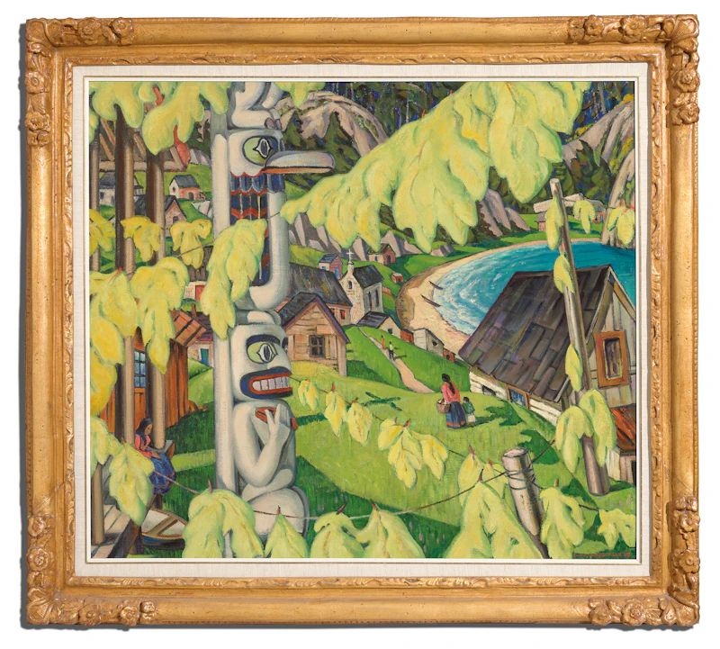 James Williamson Galloway Macdonald, Drying Herring Roe, oil on canvas, circa 1938 - view 2