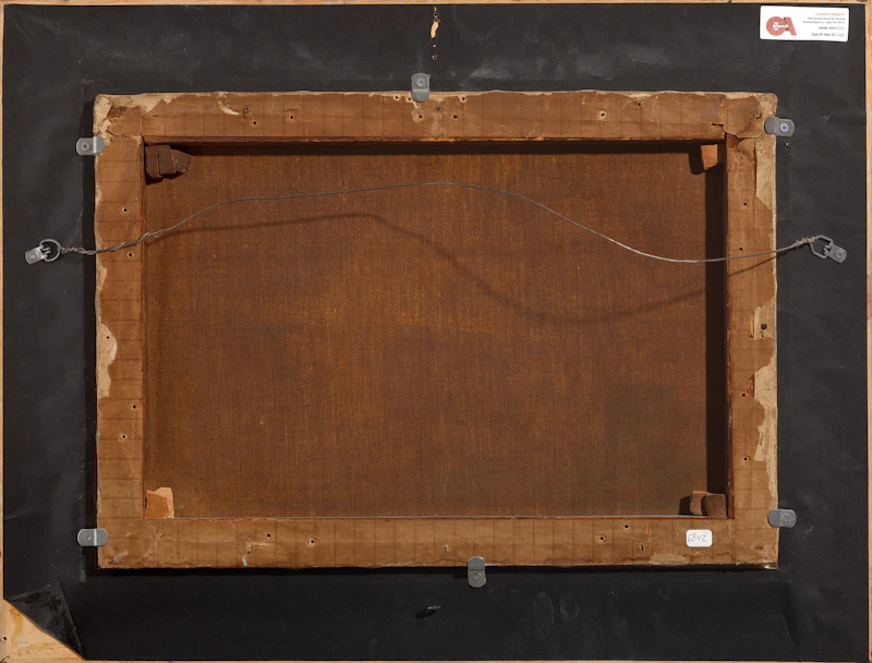 William Brymner, The Carpenter’s Shop, oil on canvas, 1891 - view 3
