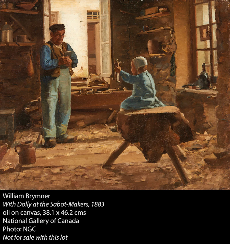 William Brymner, The Carpenter’s Shop, oil on canvas, 1891 - view 6