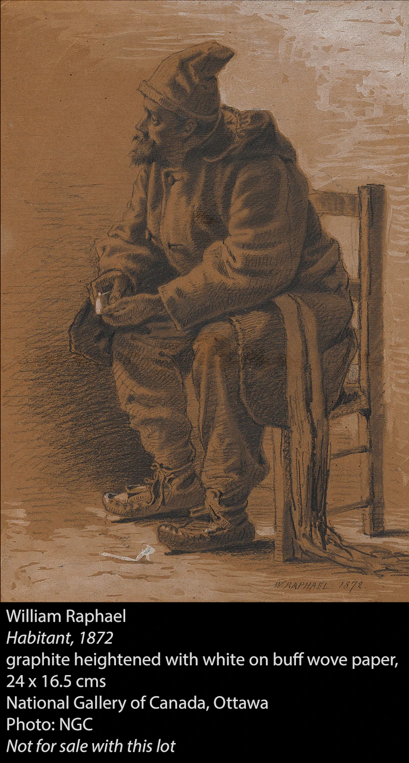 William Raphael, Preparing for a Smoke, oil on paper, 1873 - view 6