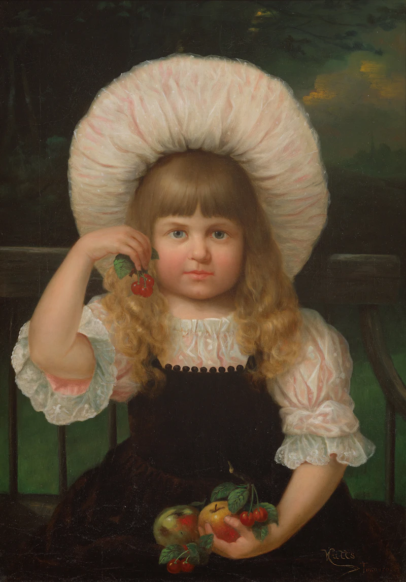 Portrait of Winnifred (circa 1888) by William Malcolm Cutts