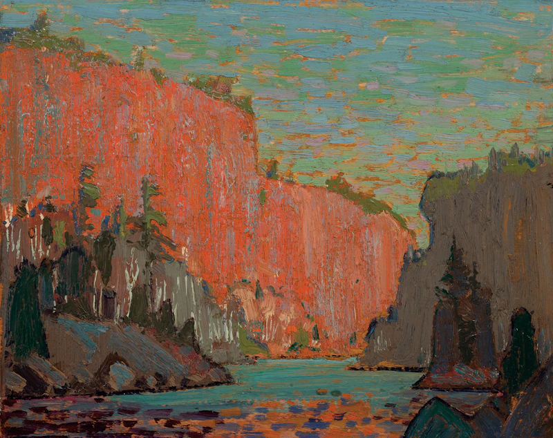 Tom Thomson, Petawawa Gorges, oil on panel