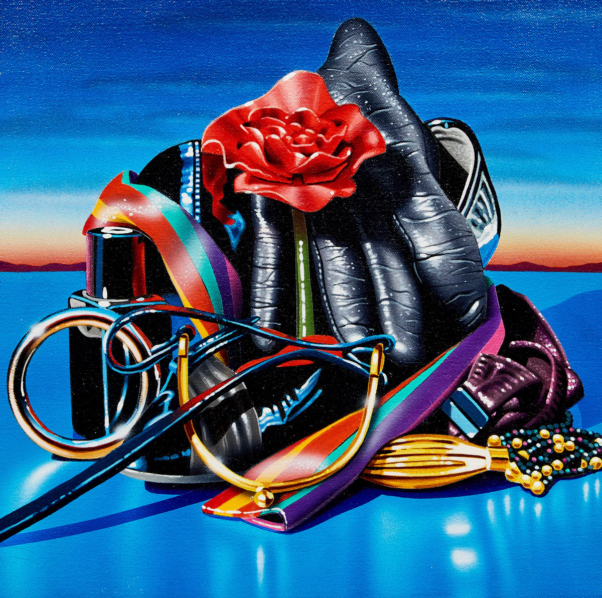 John Hall, Pratt, acrylic on canvas, 1987