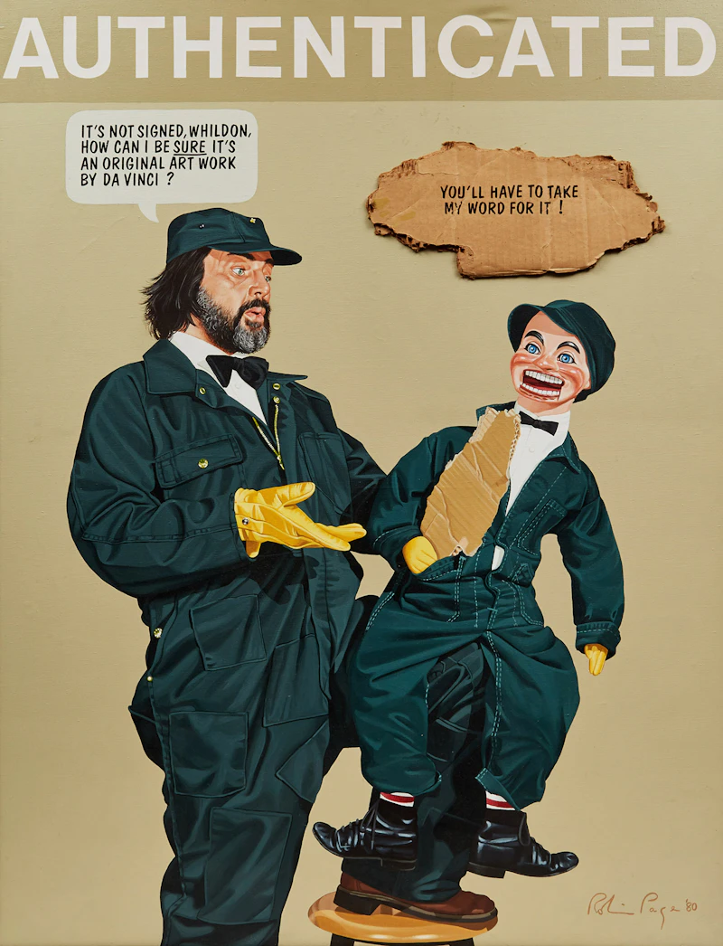 Authenticated by Robin Page
