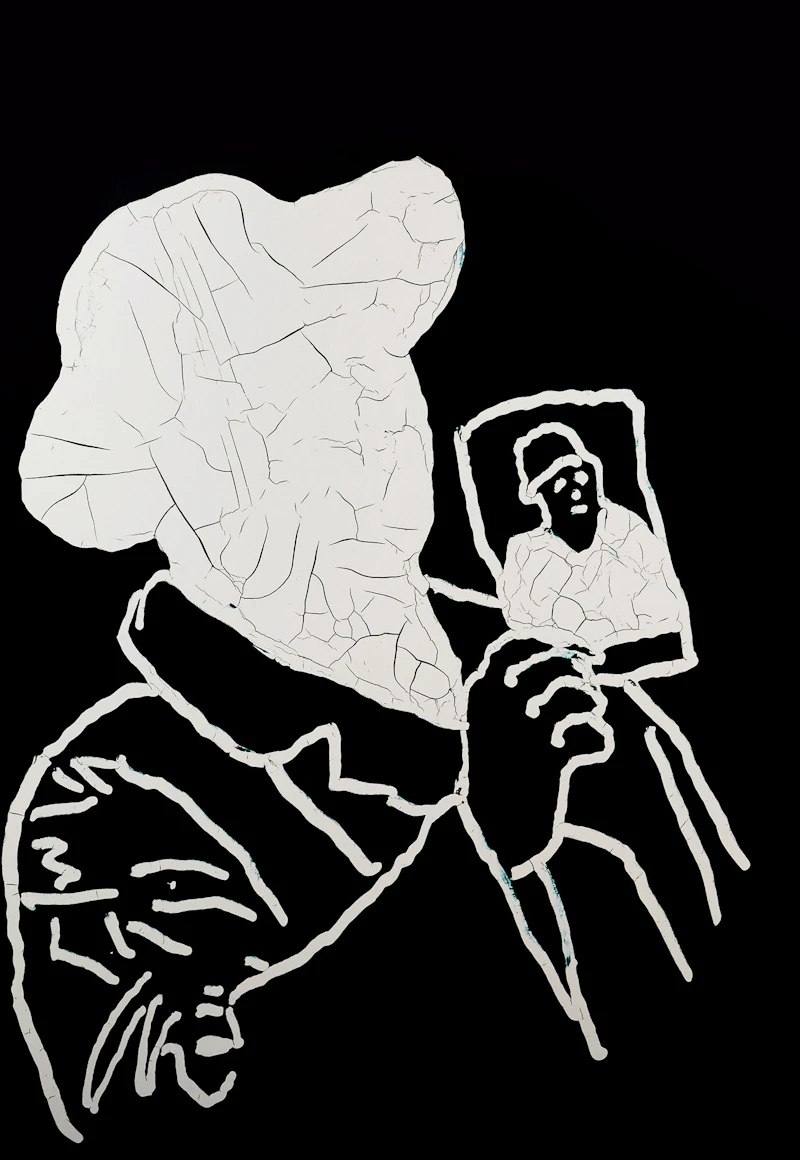 Drawn Negatives by Balint Zsako