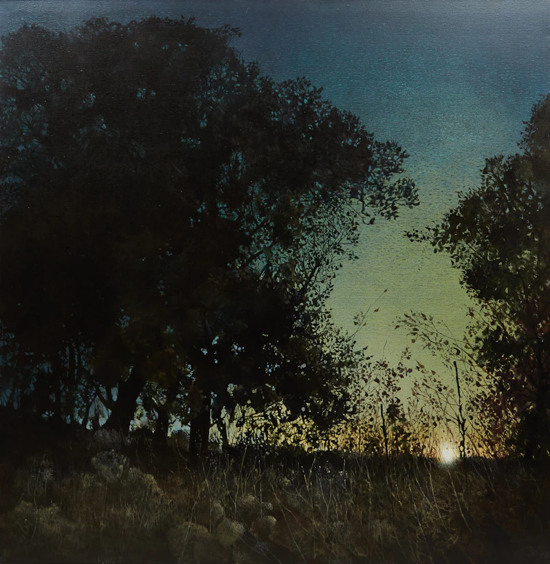 Ronald William Bolt, The Nameless Hour #24, acrylic on canvas