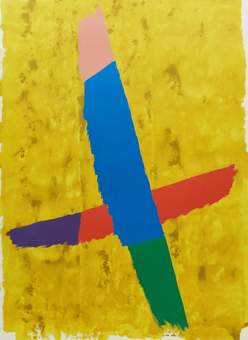 Jack Hamilton Bush, Cross Over, serigraph on paper