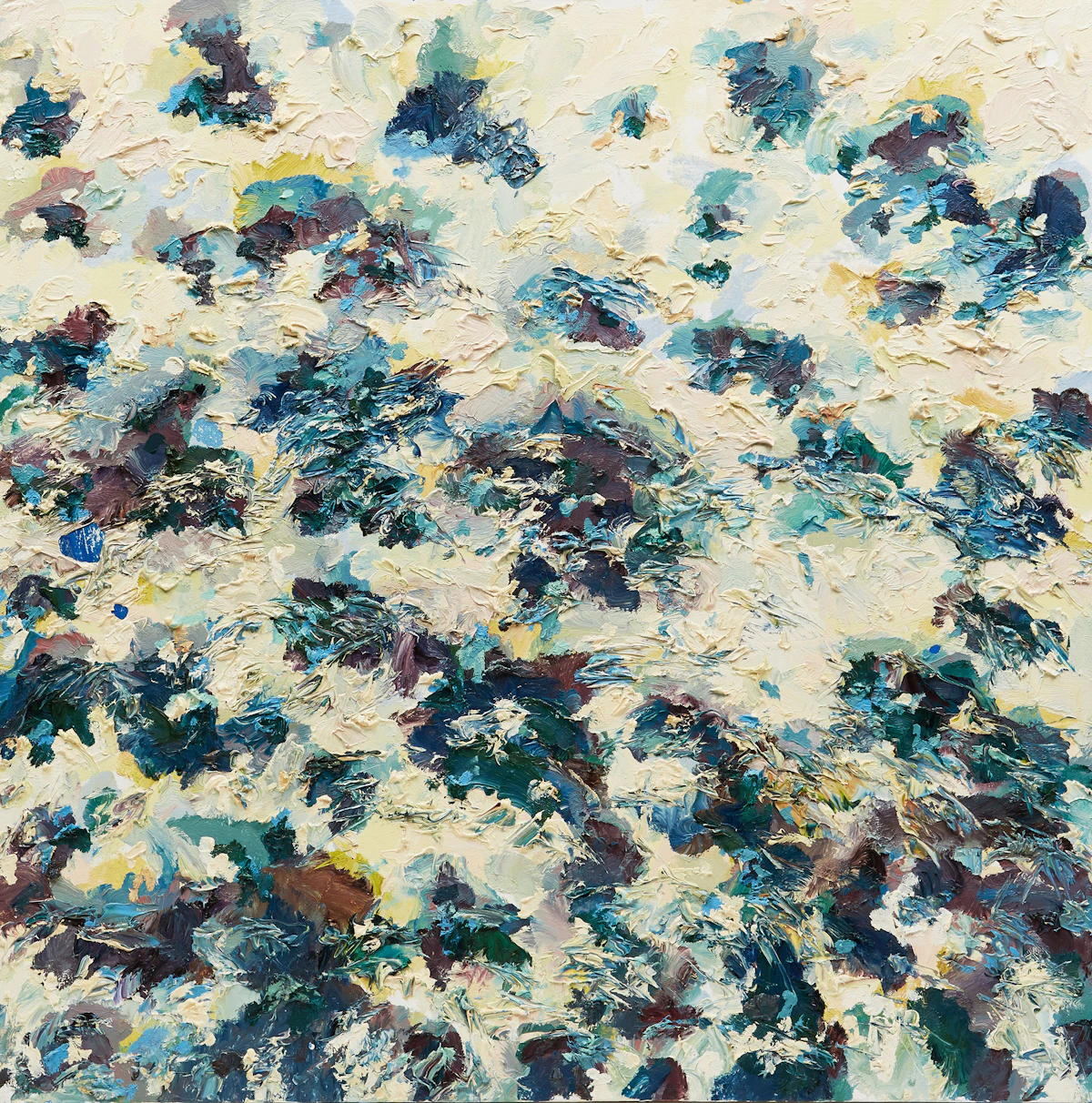 Gerald Gladstone, Shoreline #3; Shoreline #4, two oils on canvas