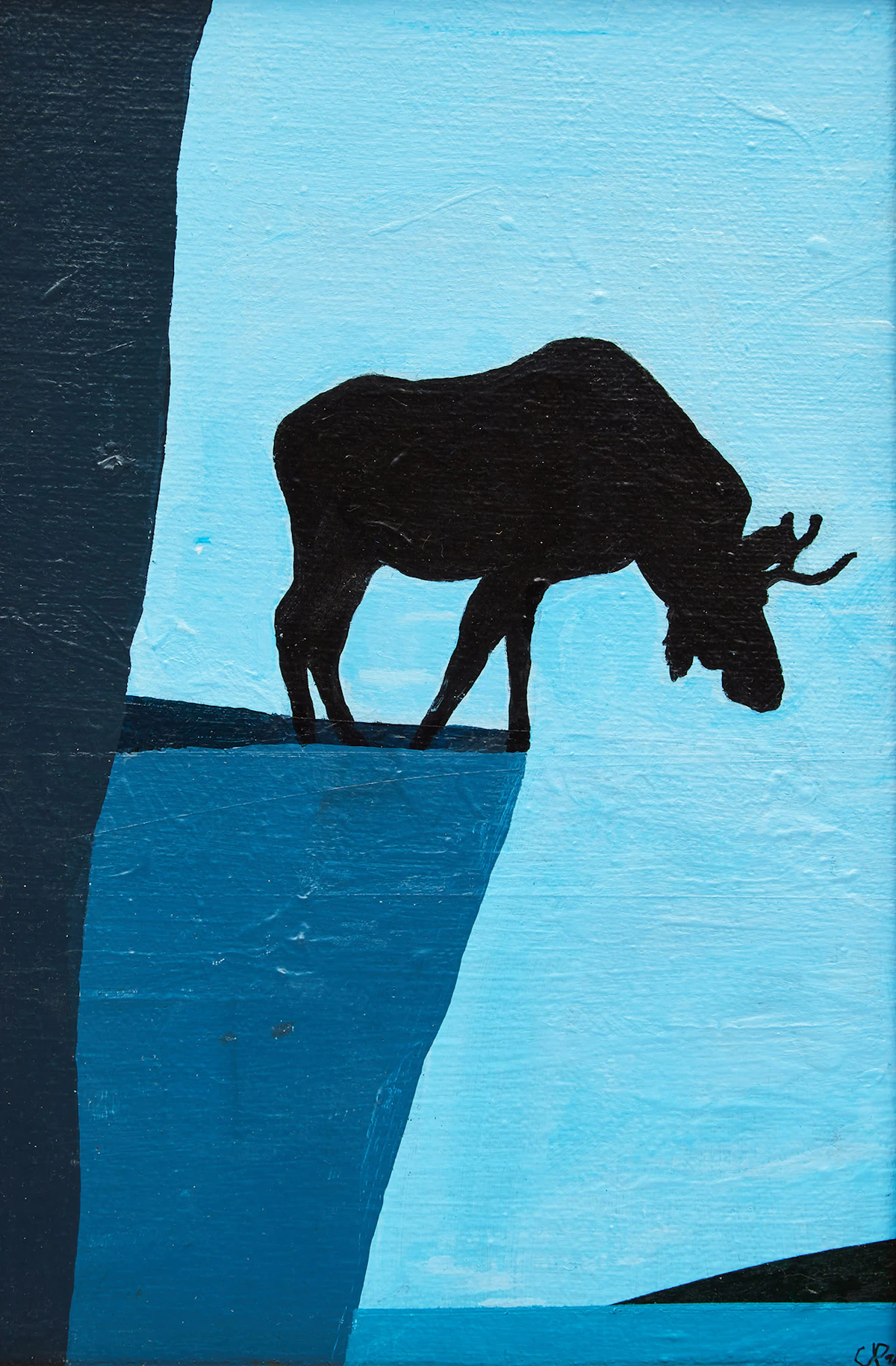 Charles Pachter, Brink, acrylic on board, 1994