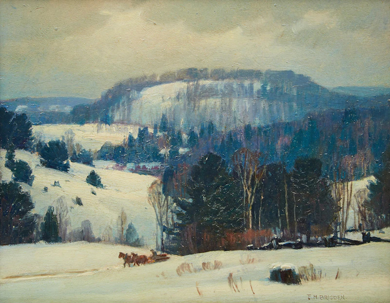 Winter in the Muskoka Highlands by Frederick Henry Brigden