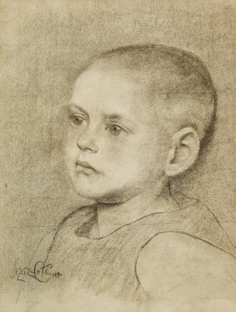 Study of a Child by Marc-Aurèle de Foy Suzor-Coté