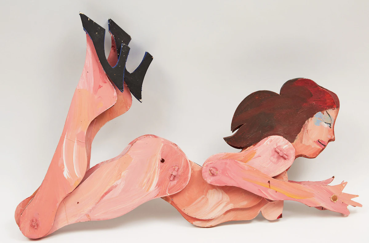 Robert Markle, Female Figure , acrylic, 1988/1990