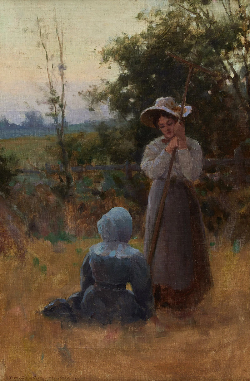 In the Pasture by Farquhar McGillivray Strachan Knowles