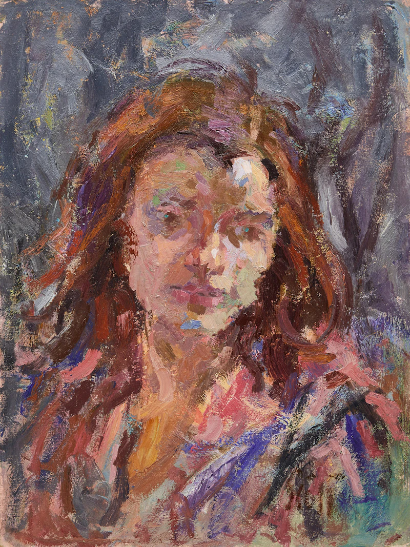 Portrait of a Girl by Gerald William Scott