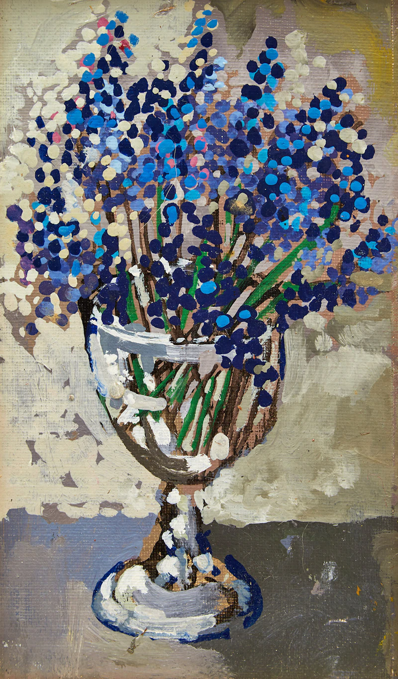 Grape Hyacinth by Molly Lamb Bobak