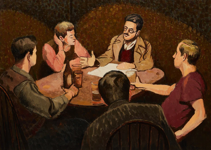 Untitled (The Meeting) by Frederick Bourchier Taylor