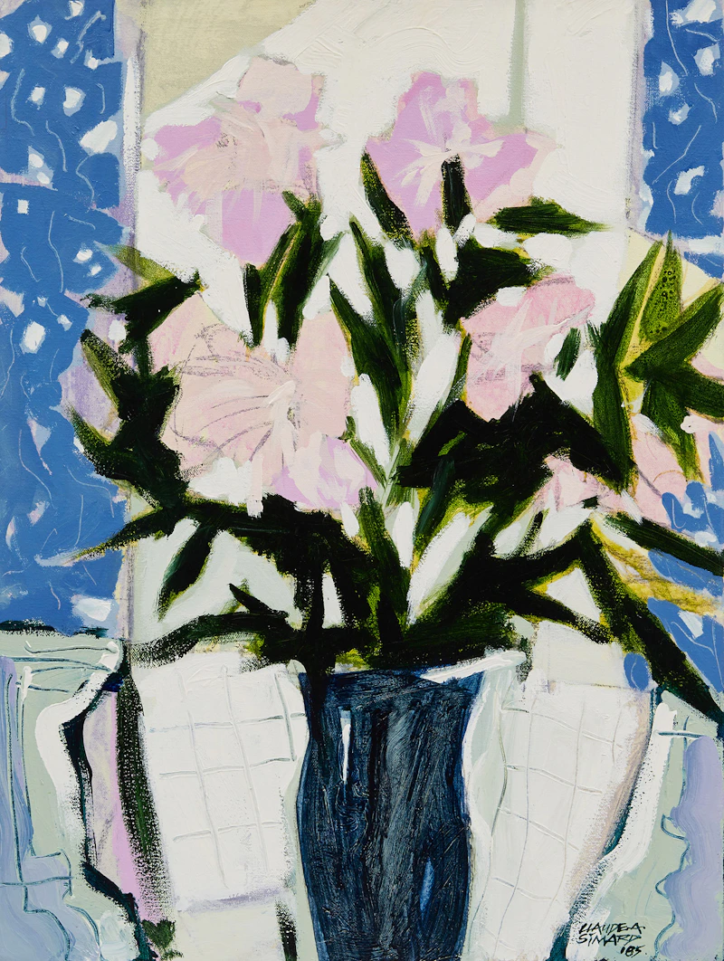 Sans titre (Le vase bleu) by Claude A. Simard