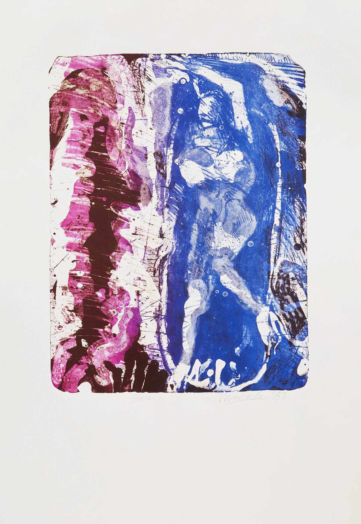 Assorted Artists, Priceville Prints: Robert Markle and Harold Klunder, three lithographs, 1987