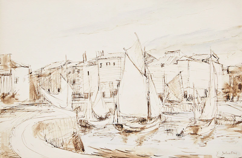 Nautical Scene by John Young Johnstone