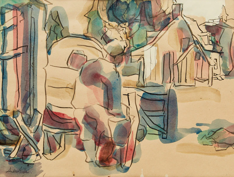 Le Vieux by André Charles Biéler