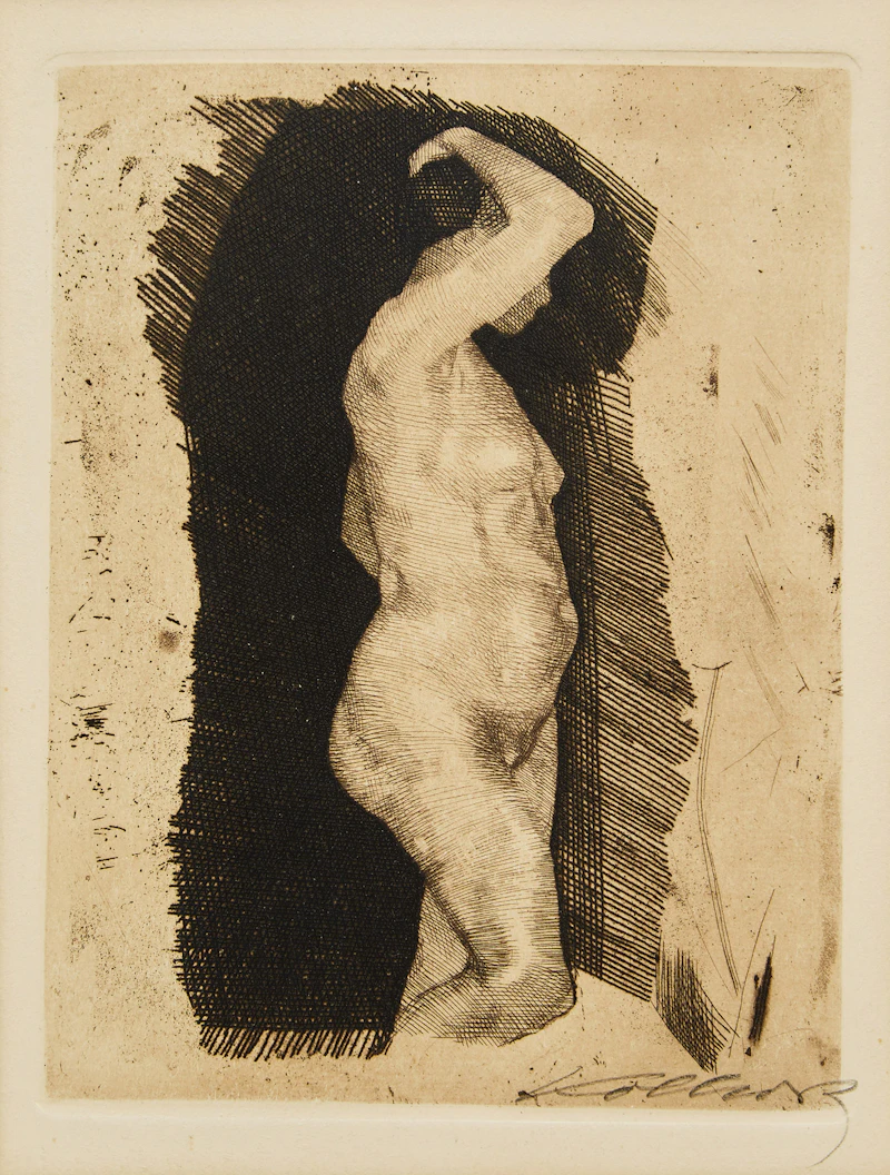 Stehender weiblicher Akt (Standing Nude Figure) by Käthe Kollwitz