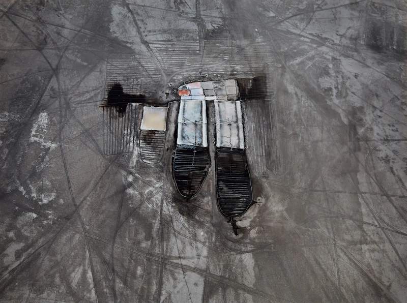 Salt Pan #4, Little Rann of Kutch, Gujarat, India by Edward Burtynsky