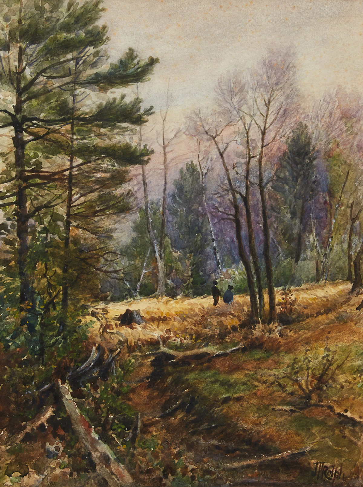 Joseph Thomas Rolph, Untitled Landscape, watercolour on paper