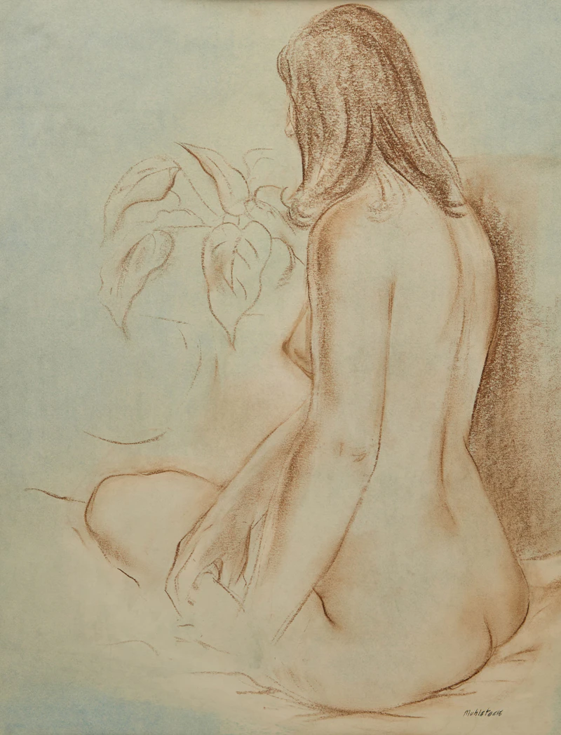 Untitled Nude by Louis Muhlstock