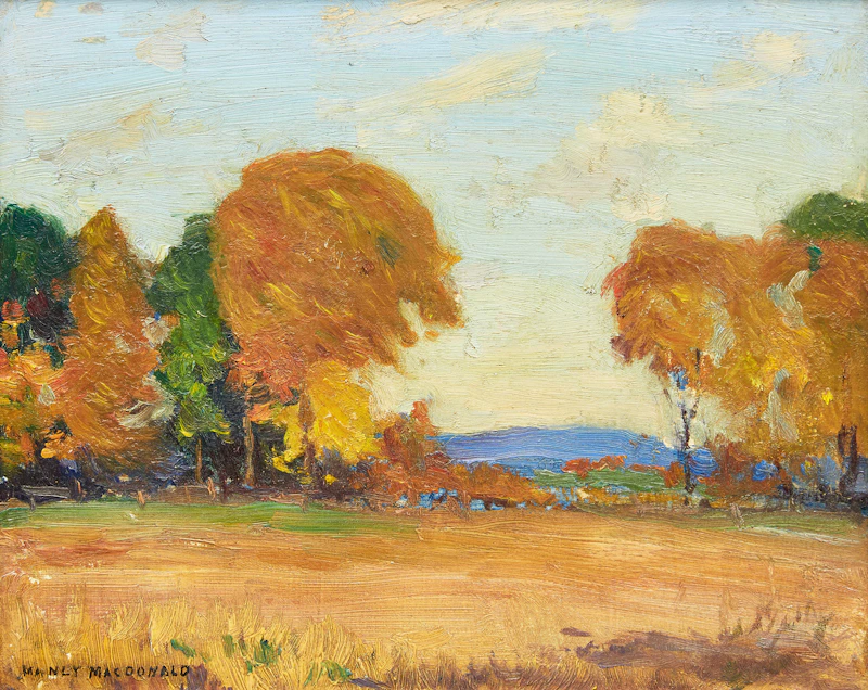 Autumn Landscape by Manly Edward MacDonald
