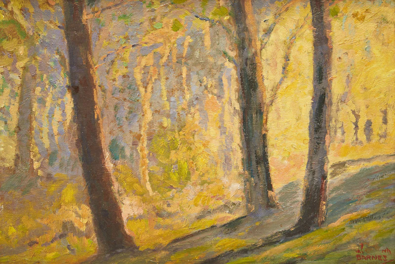 The Three Trees; New England Countryside by Wilfred Molson Barnes