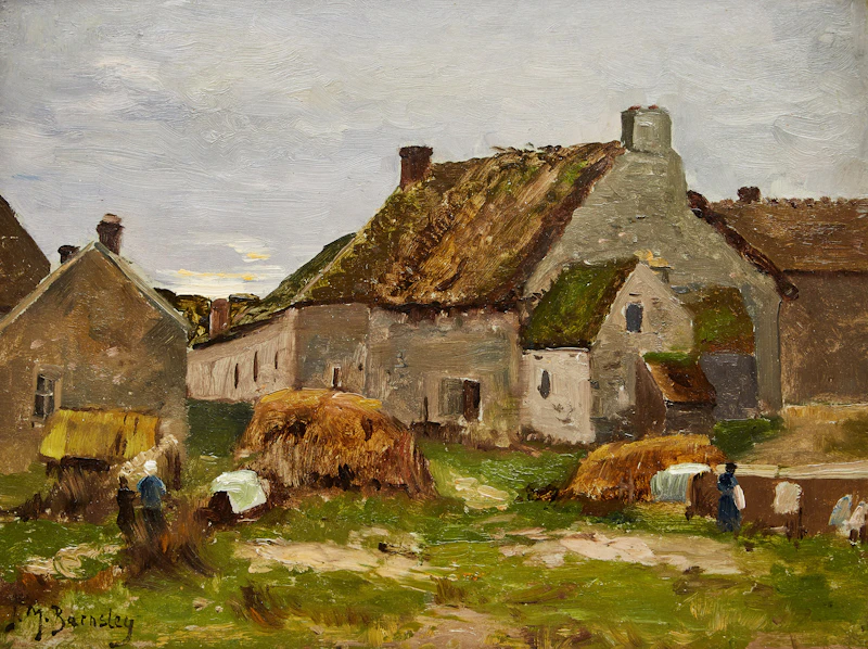 Village Landscape by James MacDonald Barnsley