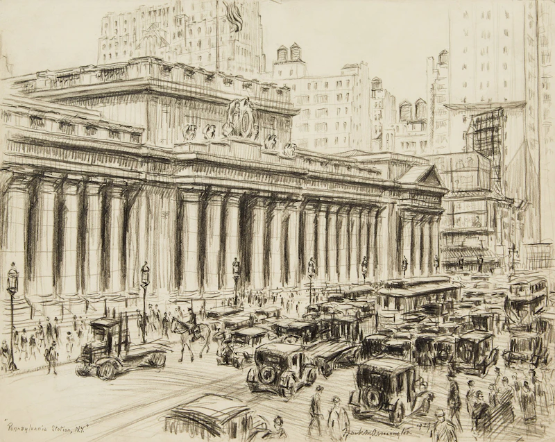 Pennsylvania Station, N.Y. by Frank Milton Armington