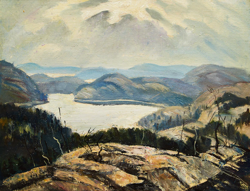 Haze Over Cranberry Lake by Joseph Sidney Hallam