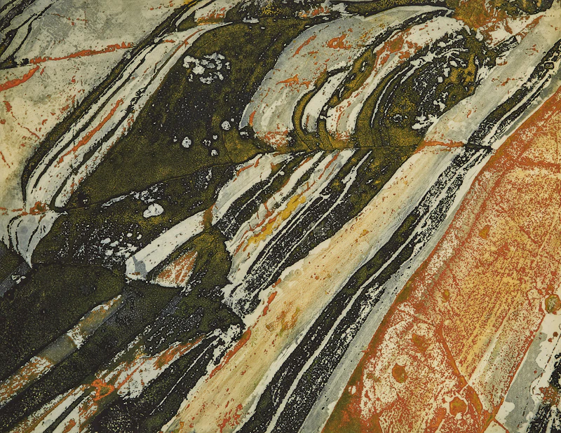 Folded Rock (Precambrian Shield Series) by Edward John Bartram