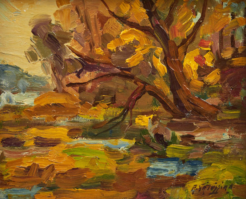Lake and Trees by Armand Tatossian