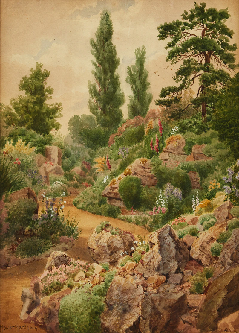 Trail through a Landscape  by Thomas Mower Martin