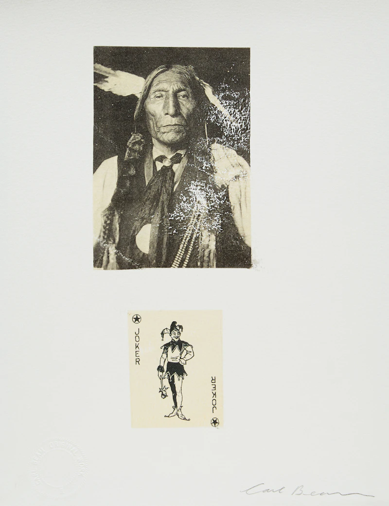 Untitled (Wolf Robe / Ho'néhevotoomáhe) by Carl Beam