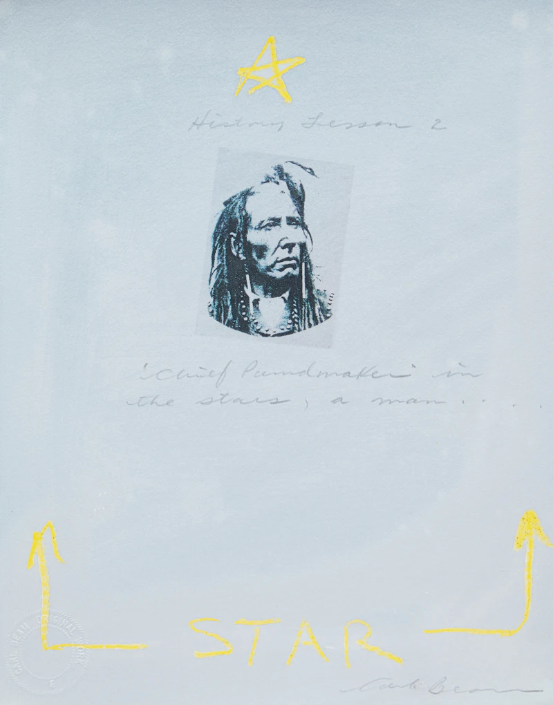 Untitled (Star) by Carl Beam