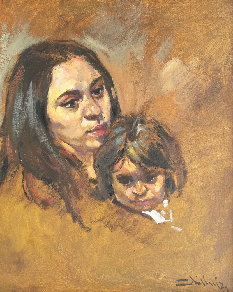 Mother and Child by Arthur Shilling